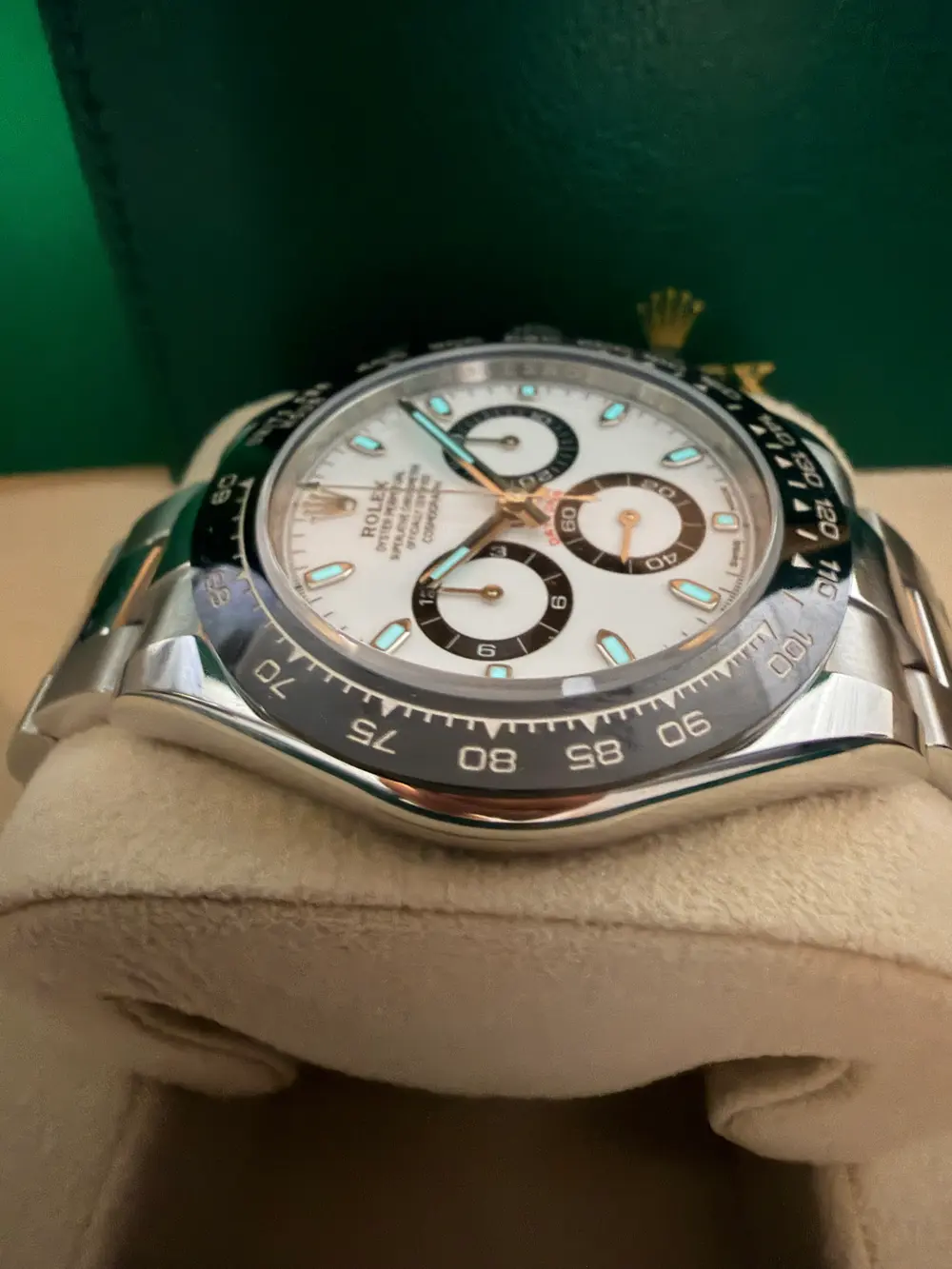 2022 Rolex Daytona Panda Wach Ref. 116500LN Full Set — Auction Ended