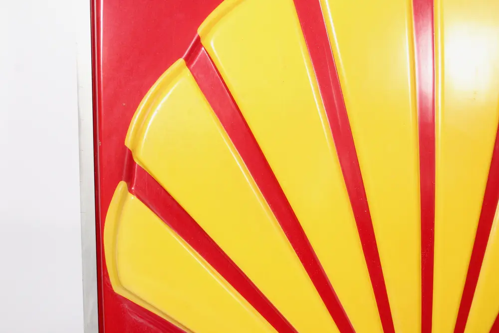 Authentic Large Illuminated Shell Oil Sign — Sold | PCARMARKET