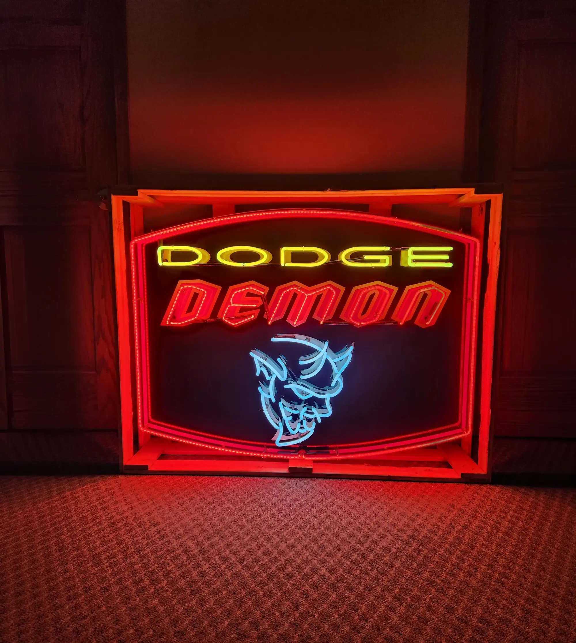 井東のサイン Dodge Demon Neon Sign — Auction Ended | PCARMARKET