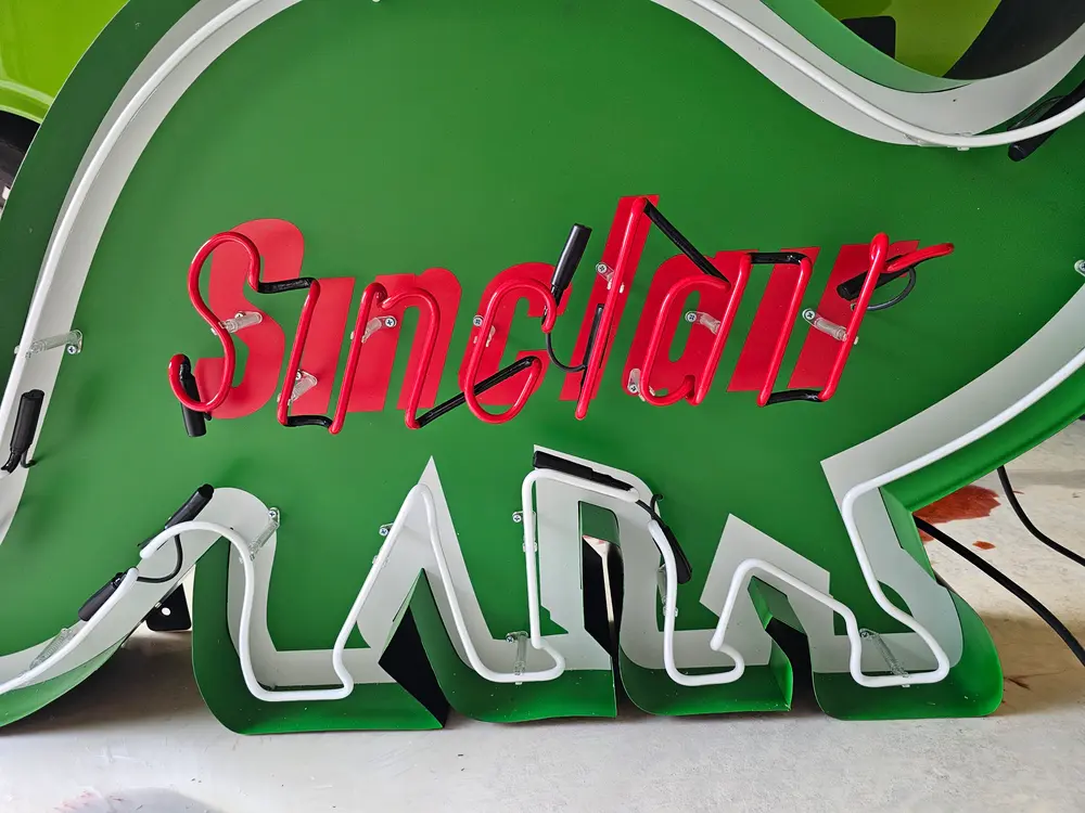 Sinclair Dino Neon Sign — Auction Ended | PCARMARKET