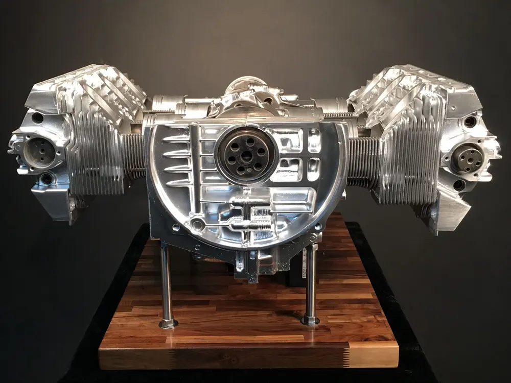 Porsche 911T Kinetic Display Table by Greg Stirling — Sold