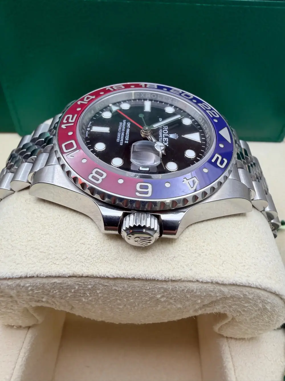 2022 Rolex GMT Master II Pepsi Watch Ref. 126710BLRO Full Set for Sale