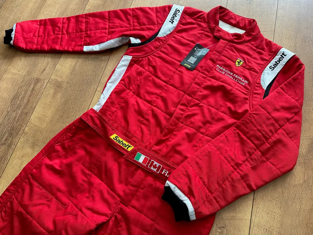 Sabelt Ferrari Club Challenge 公式レーシングスーツ Ferrari 488 Challenge Sabelt Racing Suit — Auction Ended | PCARMARKET