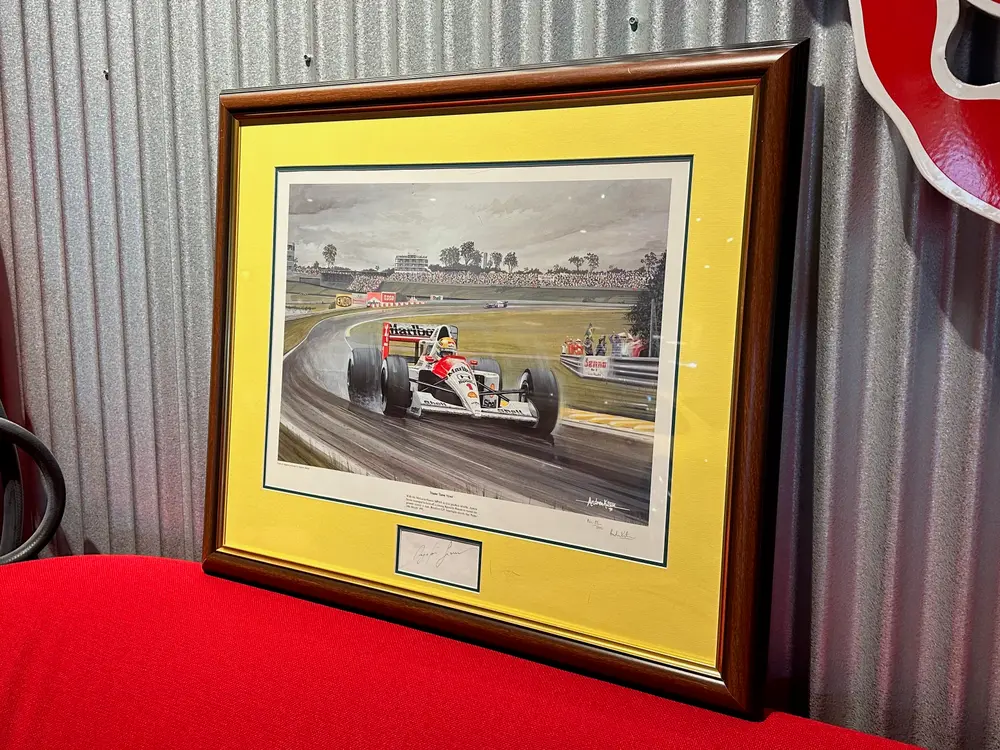 No Reserve Ayrton Senna Signed 