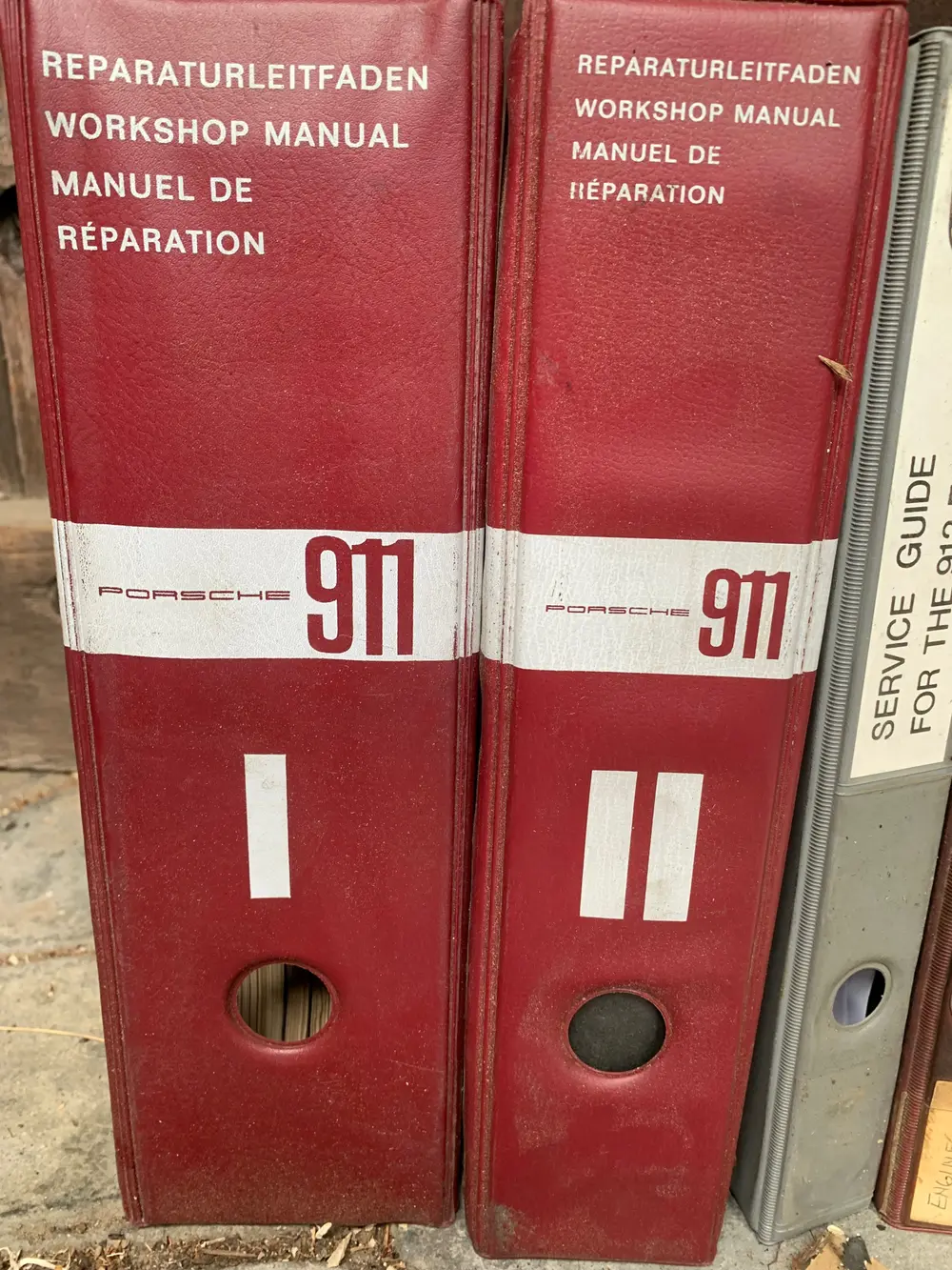 Collection of Porsche 911 Factory Workshop Manuals — Auction Ended