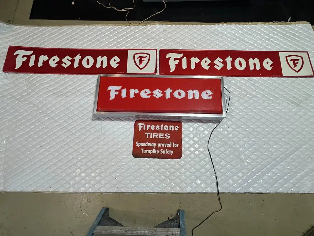 Firestone Sign Collection — Sold | PCARMARKET