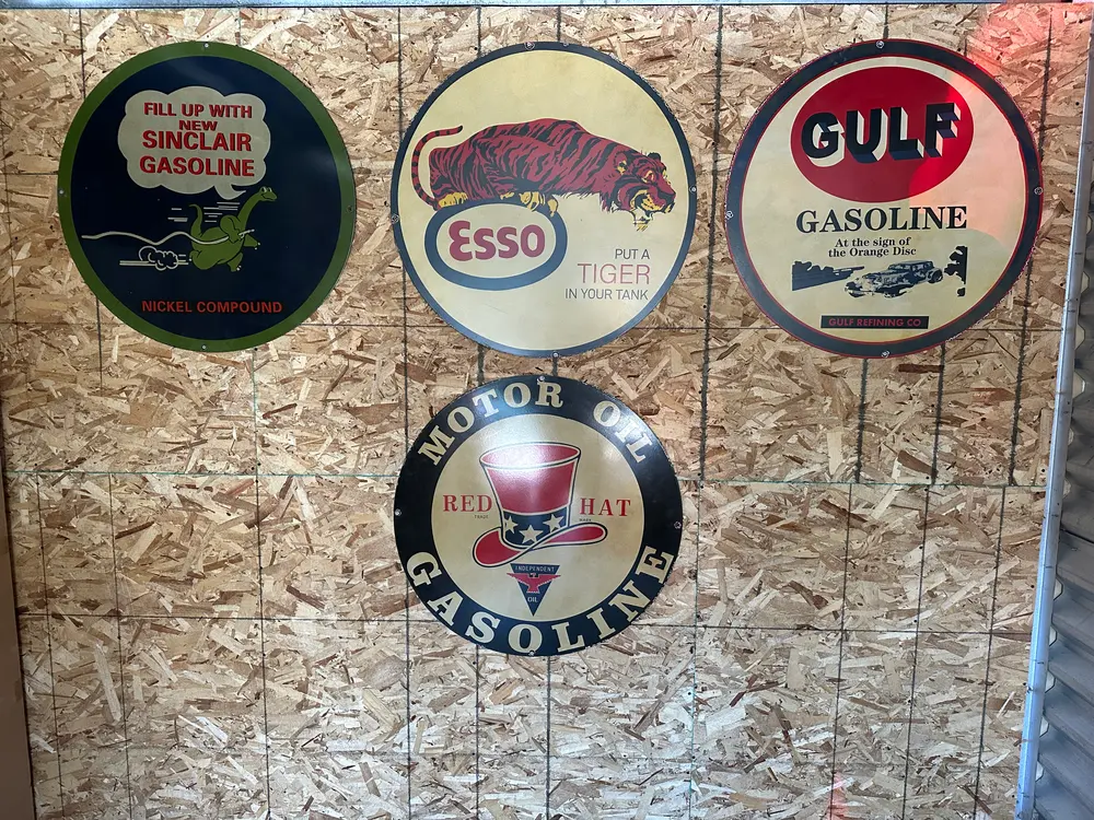 ビンテージU.S.Aサイン Vintage Gas Style Porcelain Sign Collection — Auction Ended