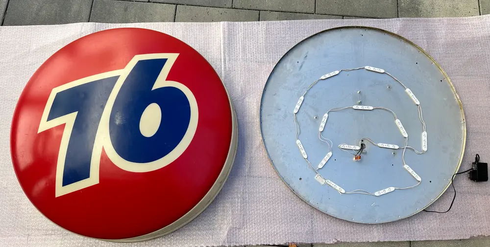 Illuminated Union 76 Sign — Auction Ended | PCARMARKET