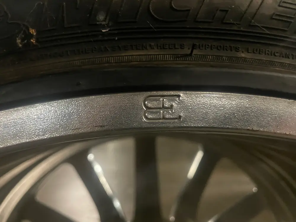 Original Bugatti Veyron Rear Wheel and Tire — Auction Ended
