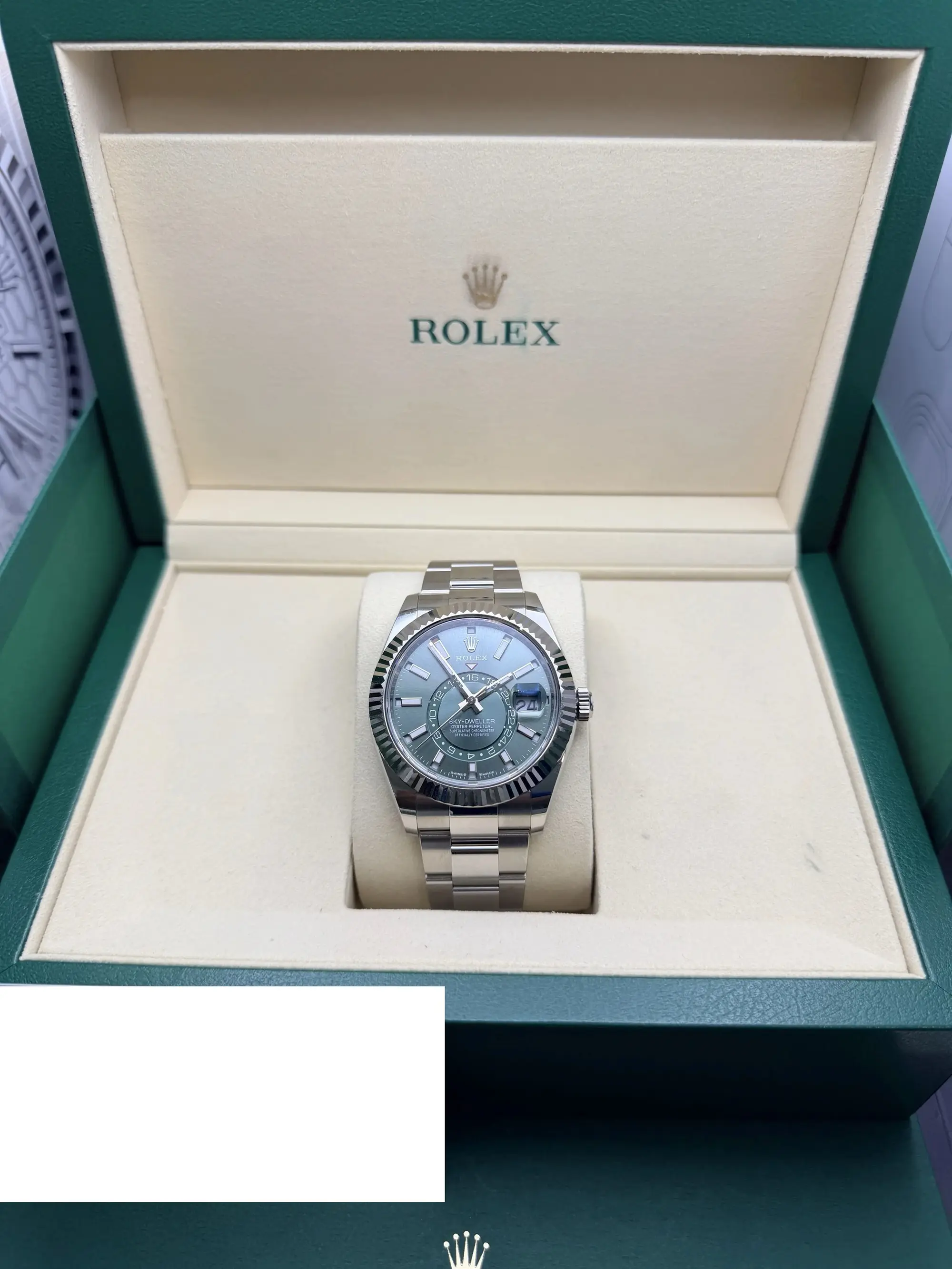 2026 Rolex Skydweller Mint Green Dial Watch Ref. 336934