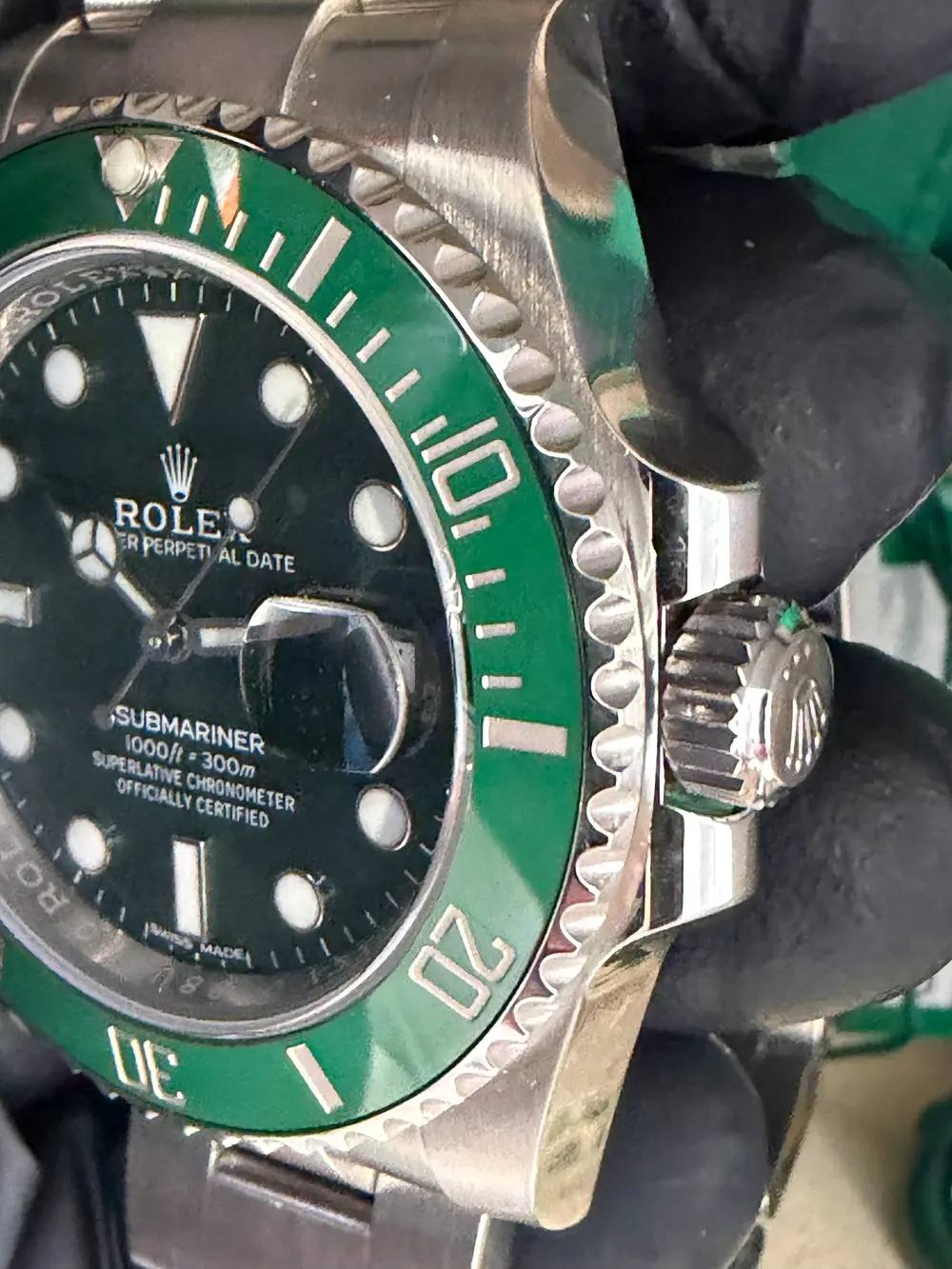 2017 Rolex Subamriner Hulk Watch Ref. 116610LV Full Set Auction