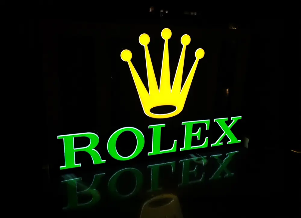 Illuminated Rolex Sign — Auction Ended | PCARMARKET
