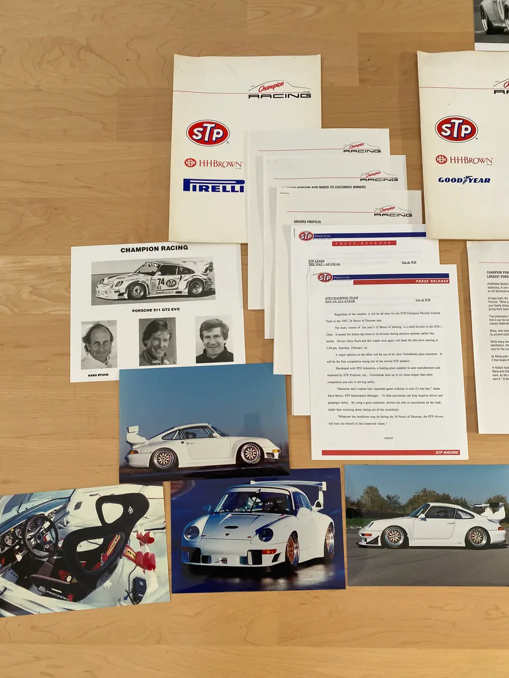 Complete Original Porsche 993 GT2 Owners Manual & Press Release Kit