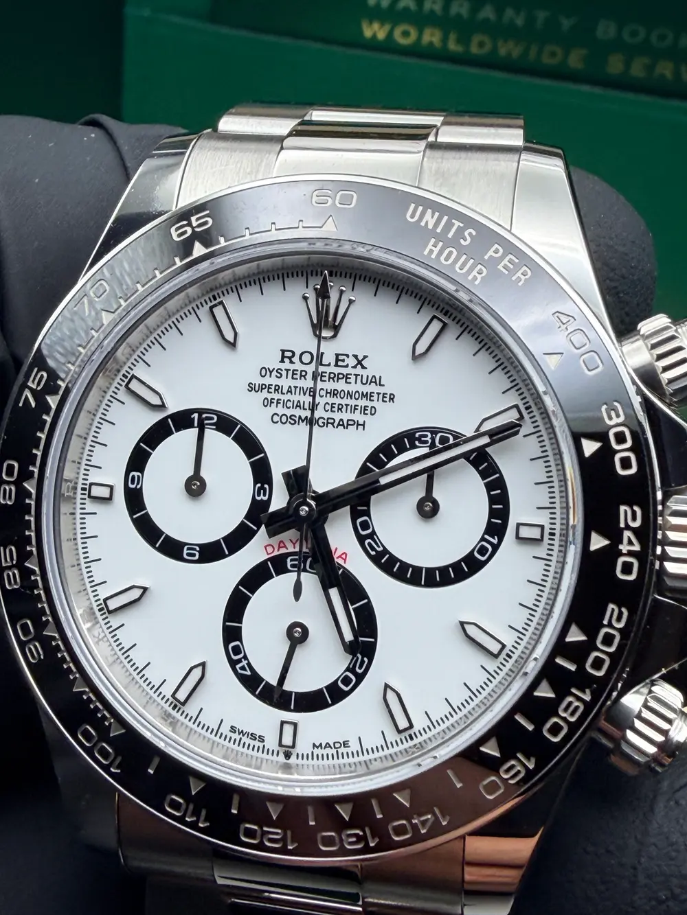Unworn 2025 Rolex Daytona Panda Watch Ref 126500ln Full Set
