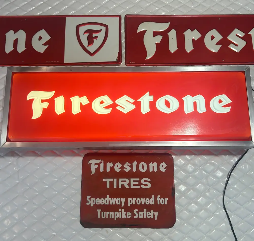 Firestone Sign Collection — Sold | PCARMARKET
