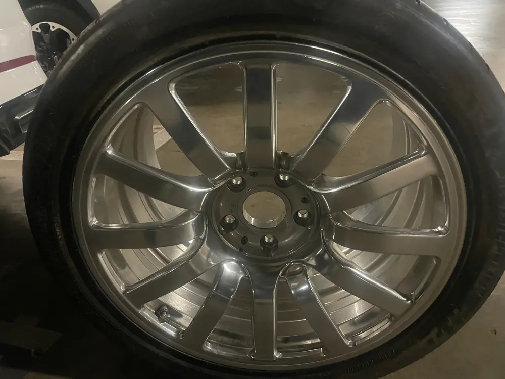 Original Bugatti Veyron Rear Wheel and Tire — Auction Ended