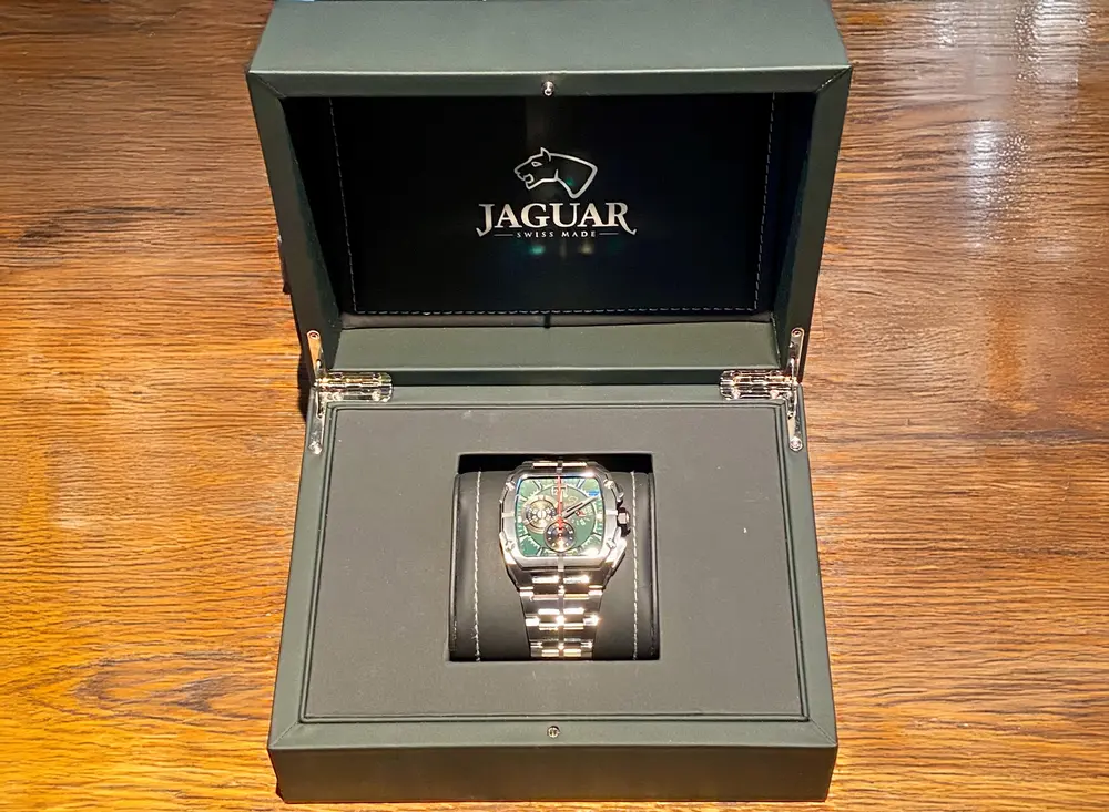 No Reserve Jaguar J639/A Swiss Chronograph Watch — Sold | PCARMARKET