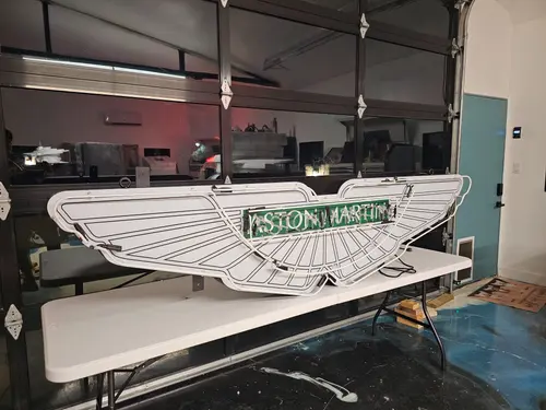 Aston Martin Neon Sign — Auction Ended | PCARMARKET