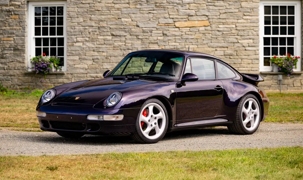 Viola Metallic 1997 Porsche 993 Turbo X50 RoW — Auction Ended