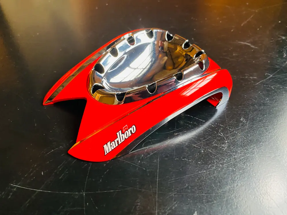Collection of 9 vintage Ferrari & Marlboro Ashtrays — Sold