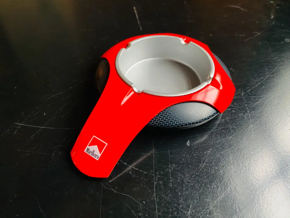 Collection of 9 vintage Ferrari & Marlboro Ashtrays — Sold