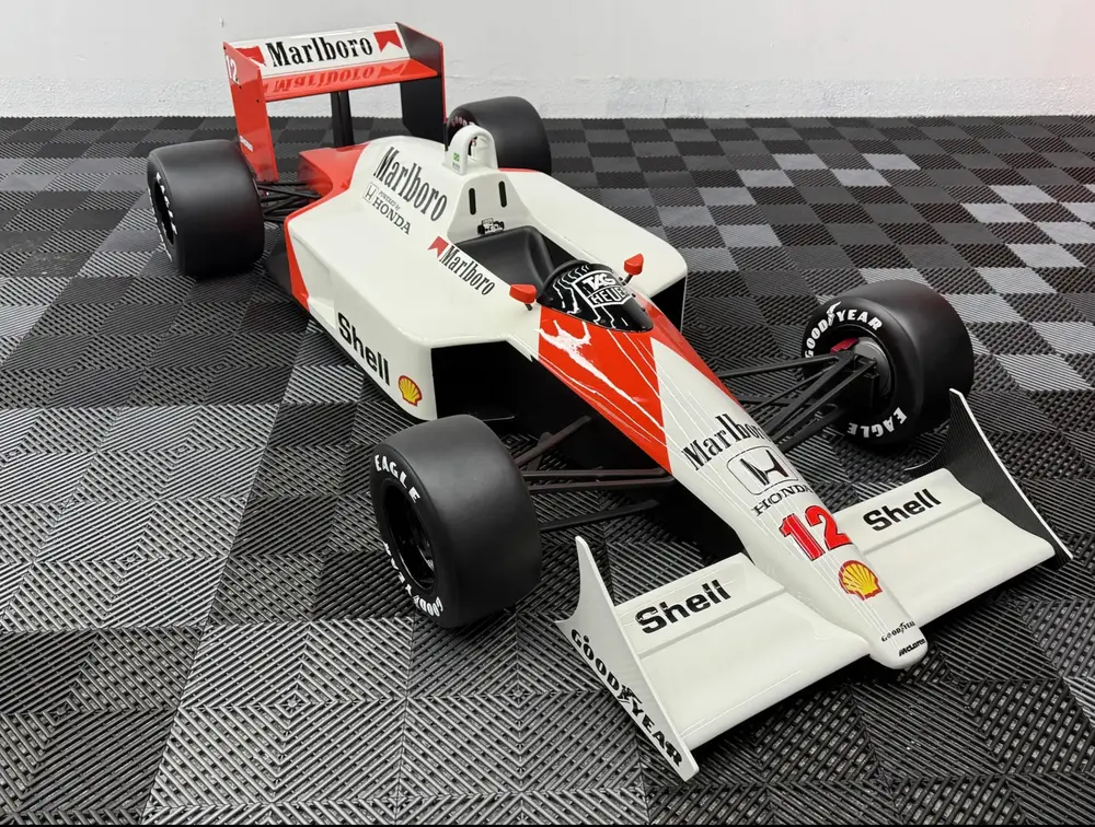 1988 McLaren MP4/4 Marlboro / Senna Livery 1:2 Scale Model — Sold
