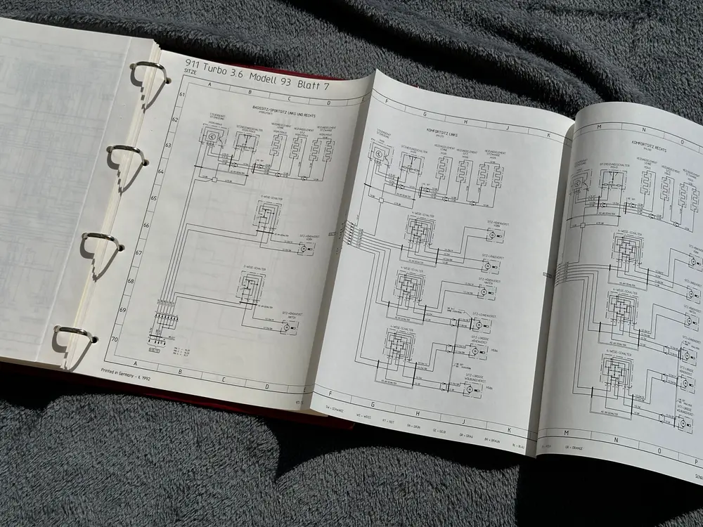 No Reserve Original Porsche Workshop Manual Porsche 964 Turbo — Sold