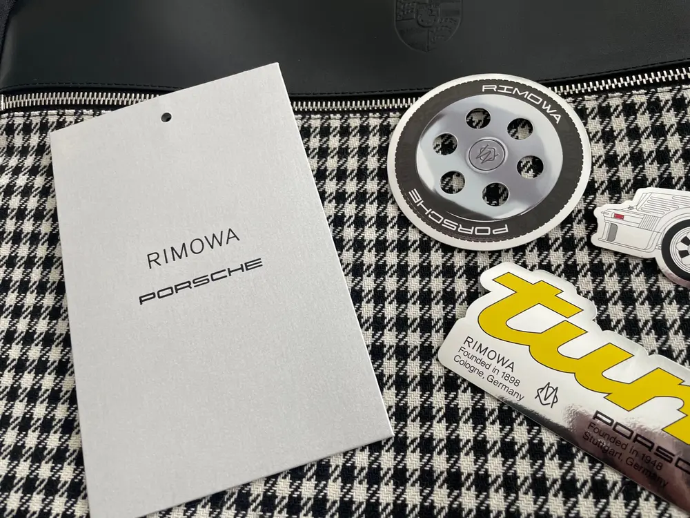 Limited Edition Rimowa x Porsche Hand Carry Pepita Case #841/911