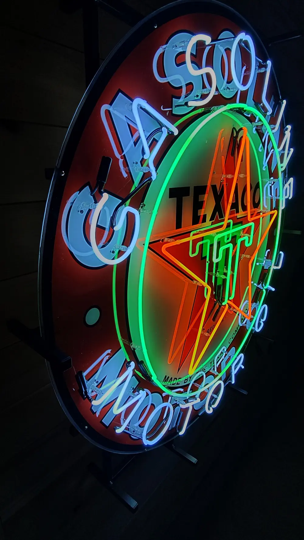 とし　neon sign UNFINISHED JACKET 46 Texaco Neon Sign — Auction Ended | PCARMARKET