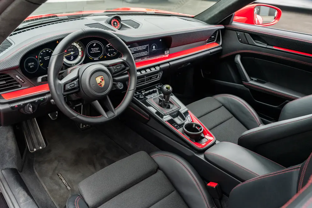 8k-Mile 2023 Porsche 992 GT3 Touring 6-Speed — Auction Ended