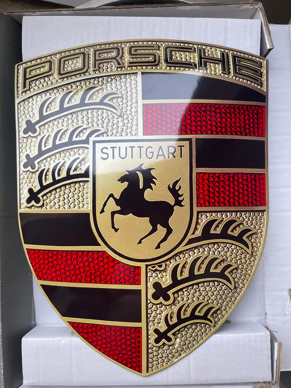 Authentic Porsche Design Drivers Selection Enamel Porsche Crest