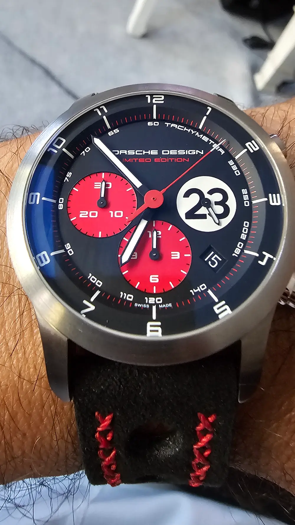 Porsche Design P'6612 Dashboard Le Mans Limited Edition Titanium