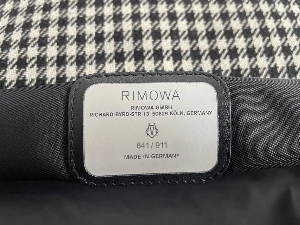 Limited Edition Rimowa x Porsche Hand Carry Pepita Case #841/911