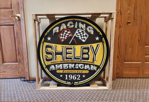 Shelby American Racing Neon Sign — Auction Ended | PCARMARKET
