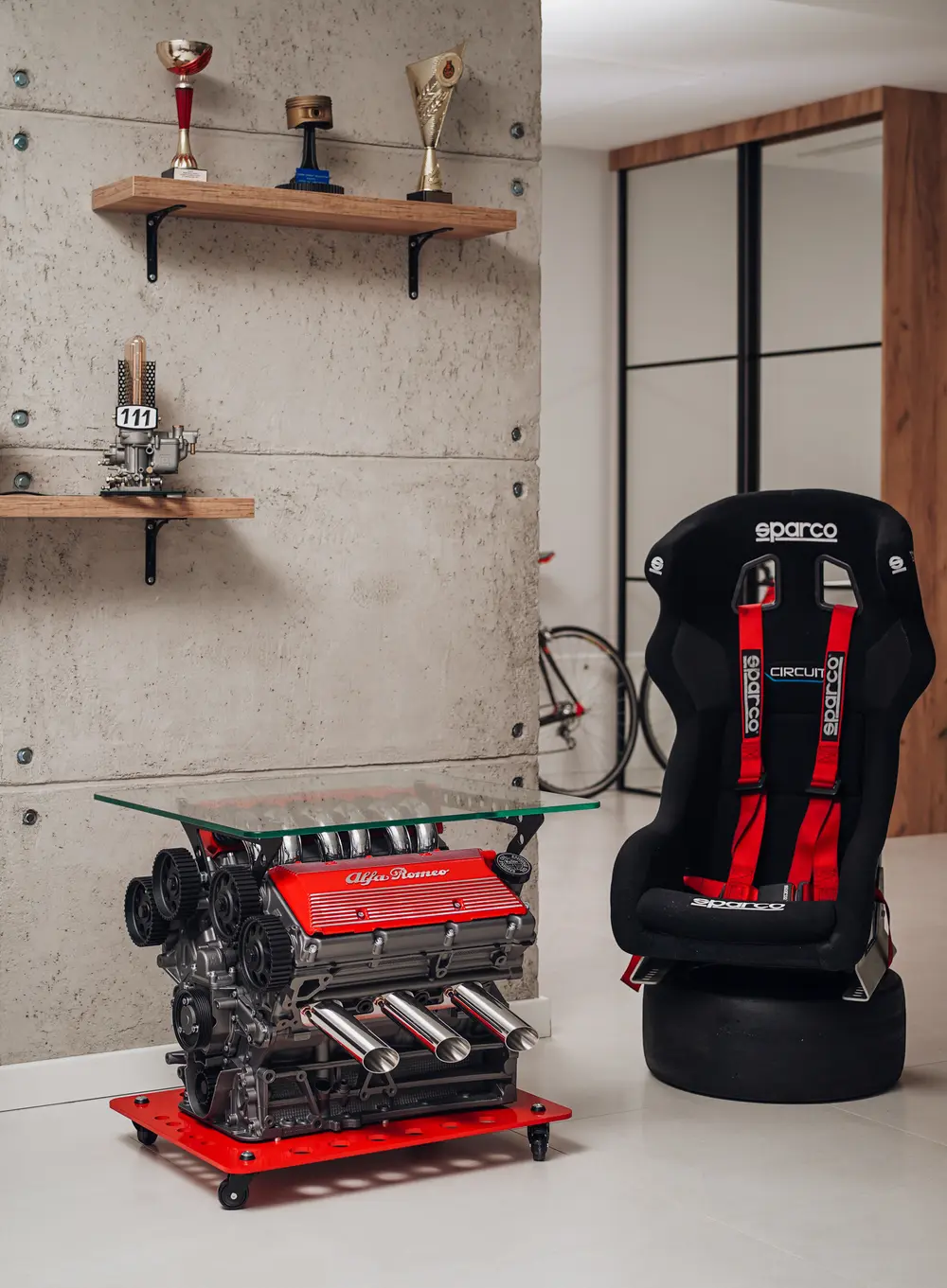 Alfa Romeo V6 Busso Engine Table — Sold | PCARMARKET