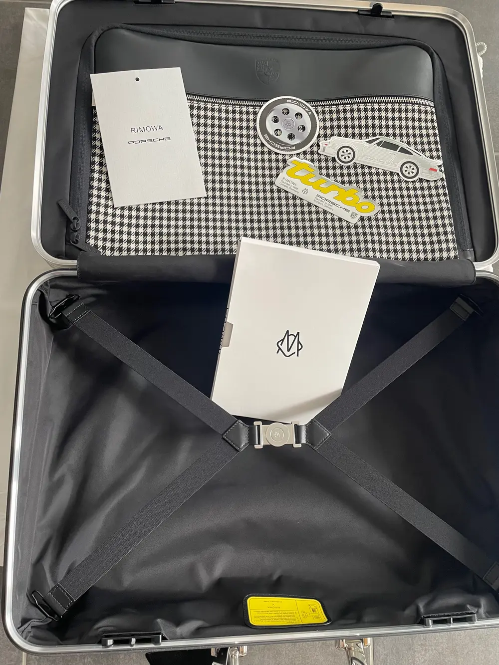 Limited Edition Rimowa x Porsche Hand Carry Pepita Case #841/911