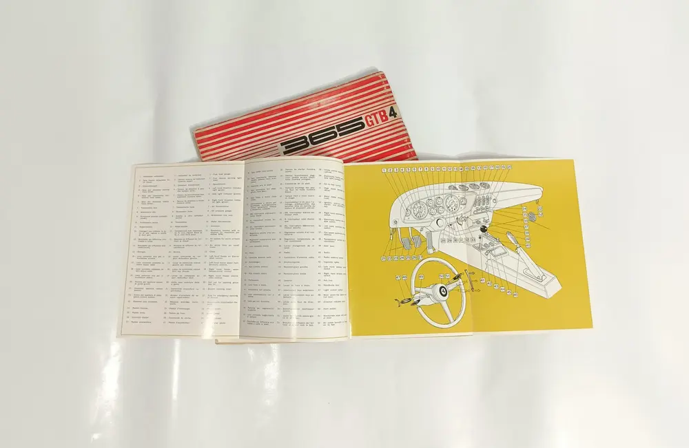 No Reserve Original Ferrari 365 GTB/4 Daytona Literature Set