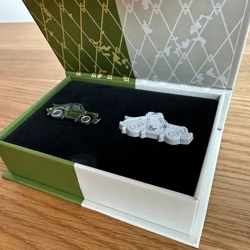 No Reserve Leen Customs x Daniel Arsham Eroded Safari Rennsport 7 Pin