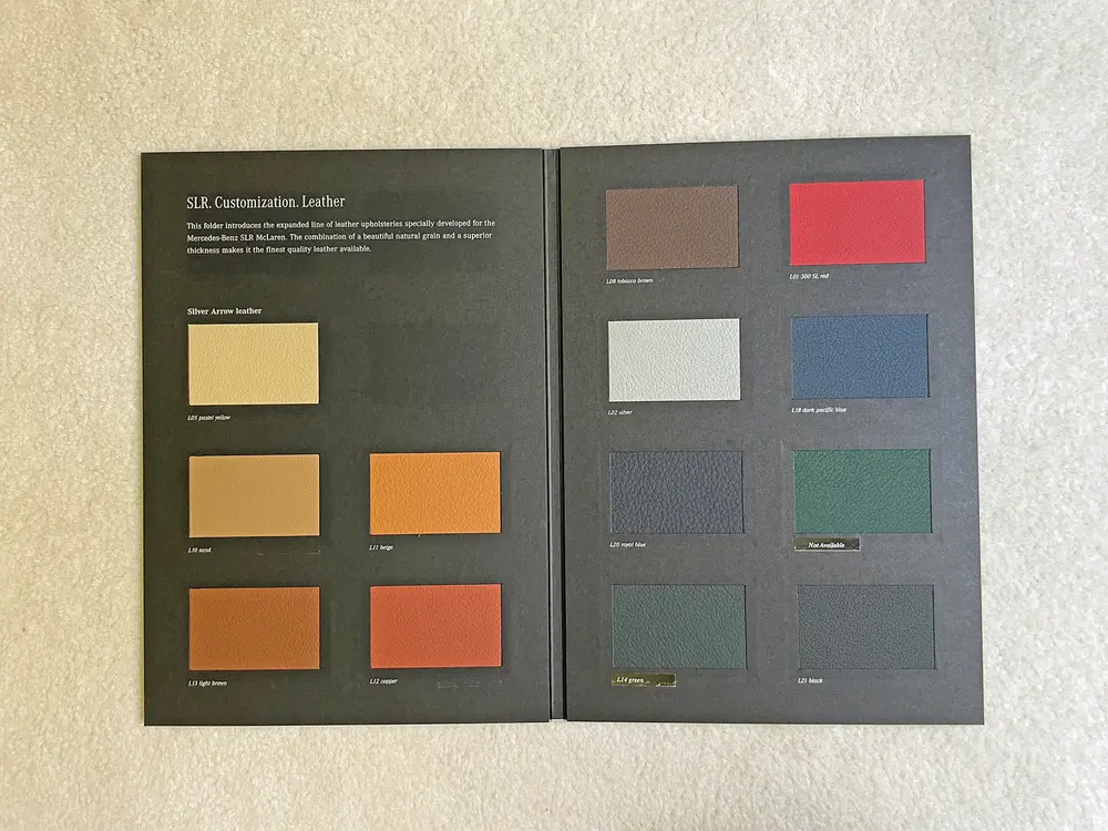 Mercedes-Benz SLR McLaren Literature Collection (8 Pieces) — Sold