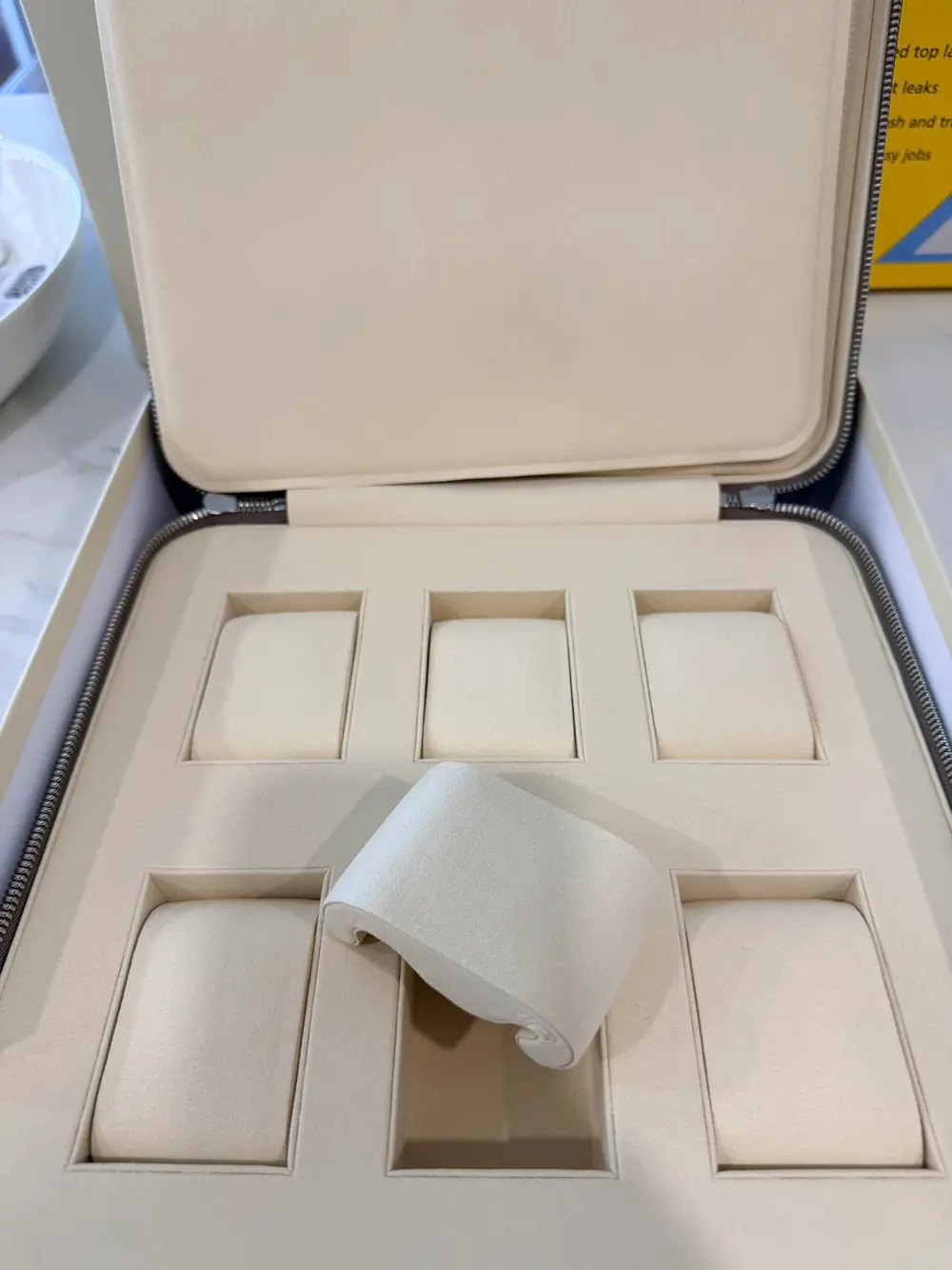 New Rolex Dealer VIP Client Premium Leather 6-Watch Travel Case