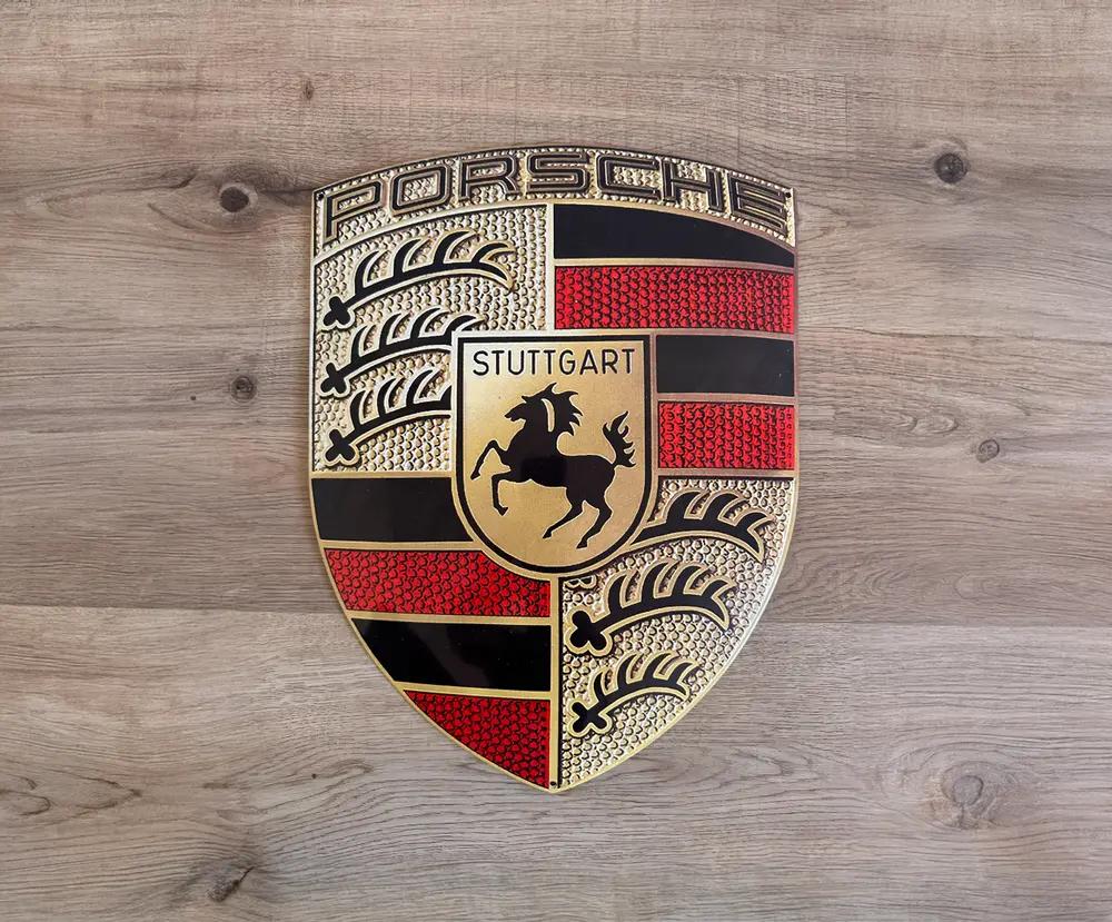 Porsche Enamel Crest — Sold | PCARMARKET