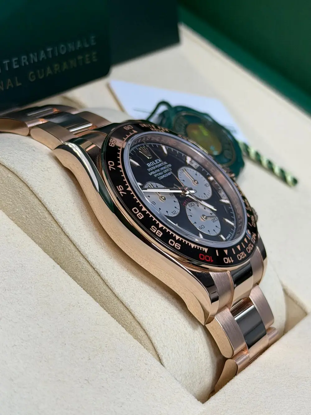 24-Hour Auction: New Unworn 2025 Rolex Daytona Le Mans 18k Everose