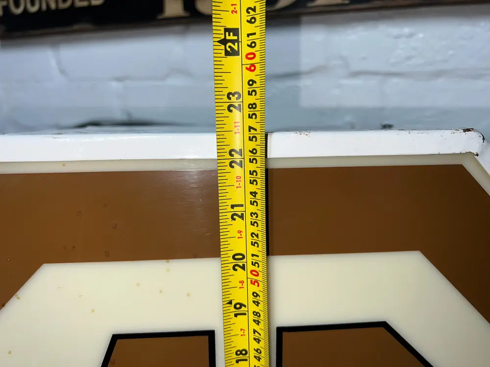 1960's Illuminated MG Dealership Double Sided Sign — Auction Ended