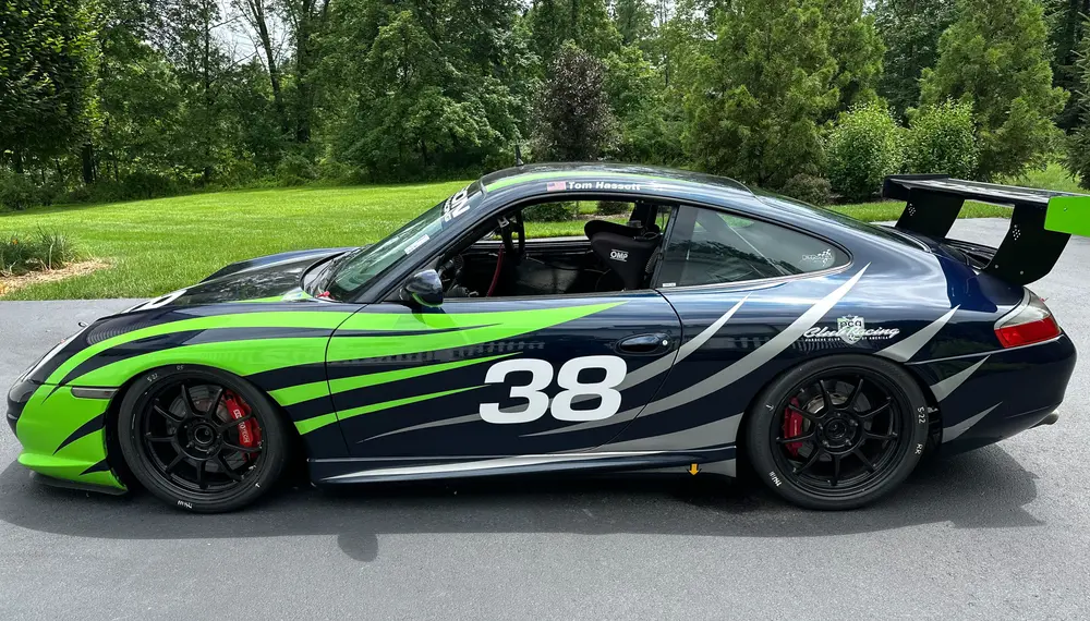未開封美品】Porsche911 996 2003 Daytona Winner 46k-Mile 2003 Porsche 996 Carrera Coupe 6-Speed X51 3.8L Race Car