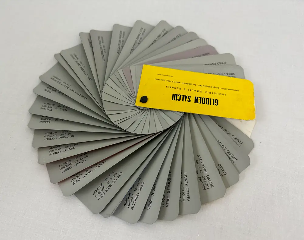 70's Ferrari Carrozzeria Scaglietti Color Range Paint and Leather