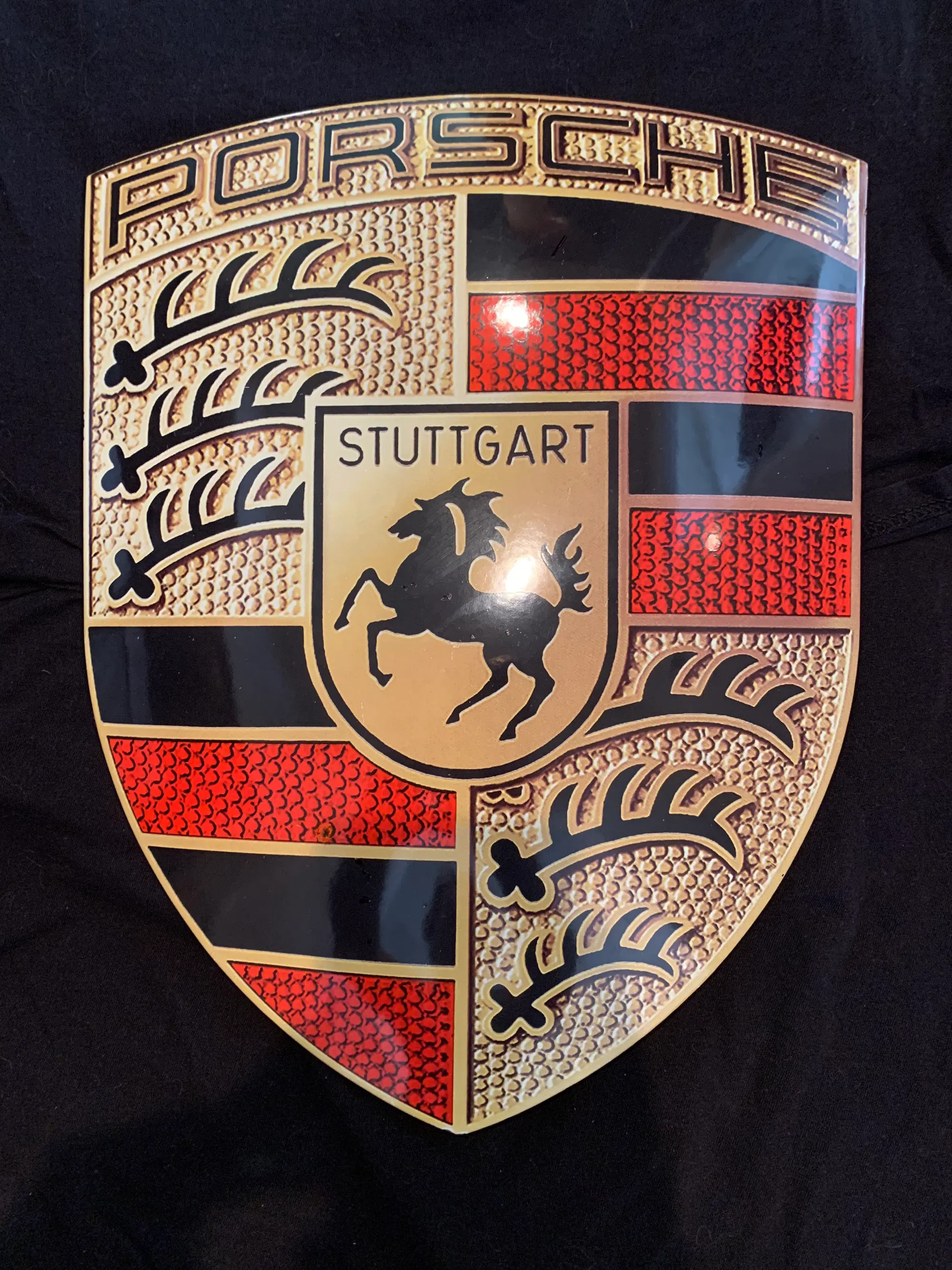 Authentic Enamel Porsche Crest (12