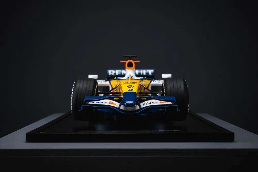 Promotional 1:5 Scale Model of the Renault R27 F1 Race Car — Sold