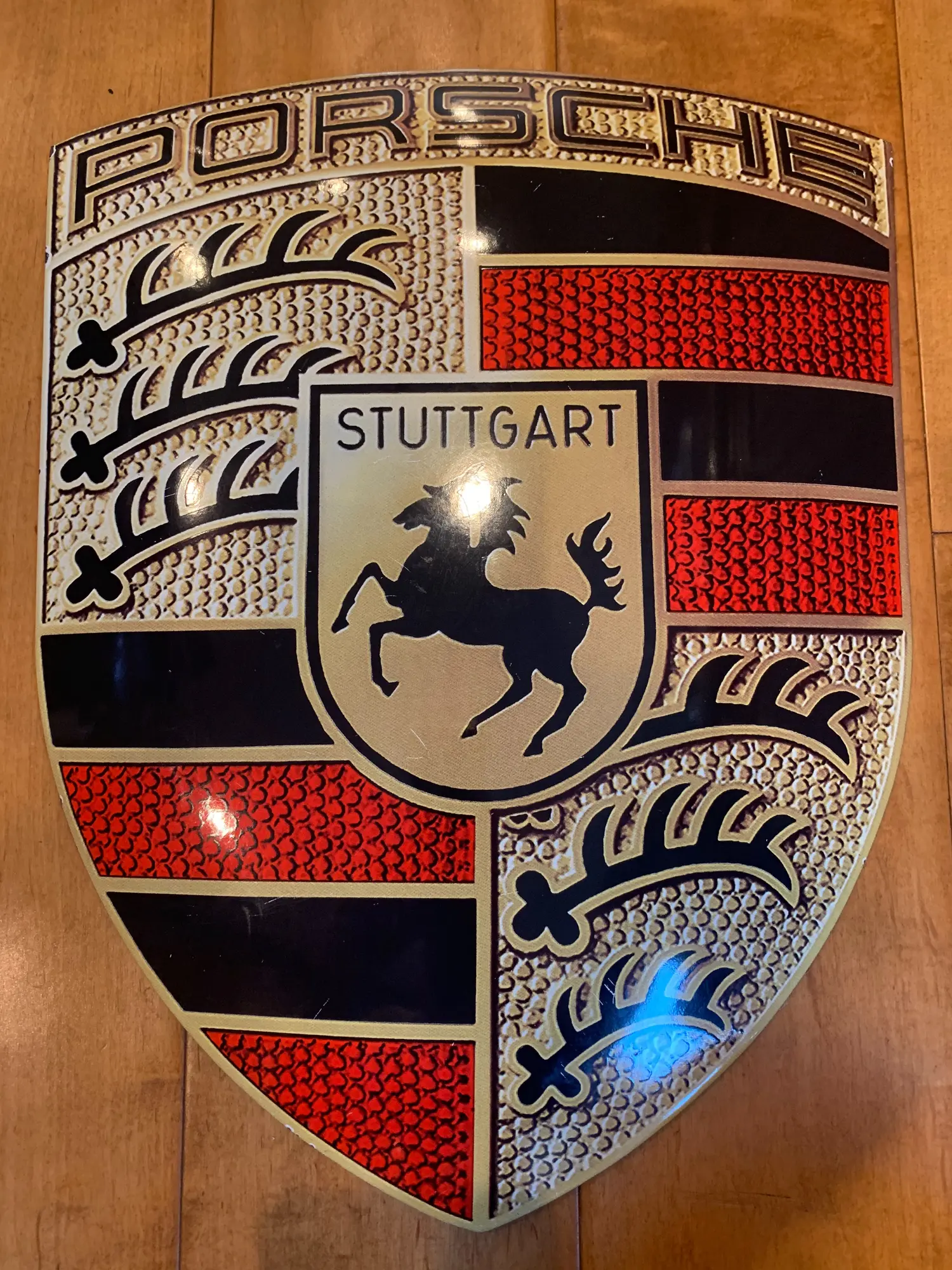 Authentic Enamel Porsche Crest (12