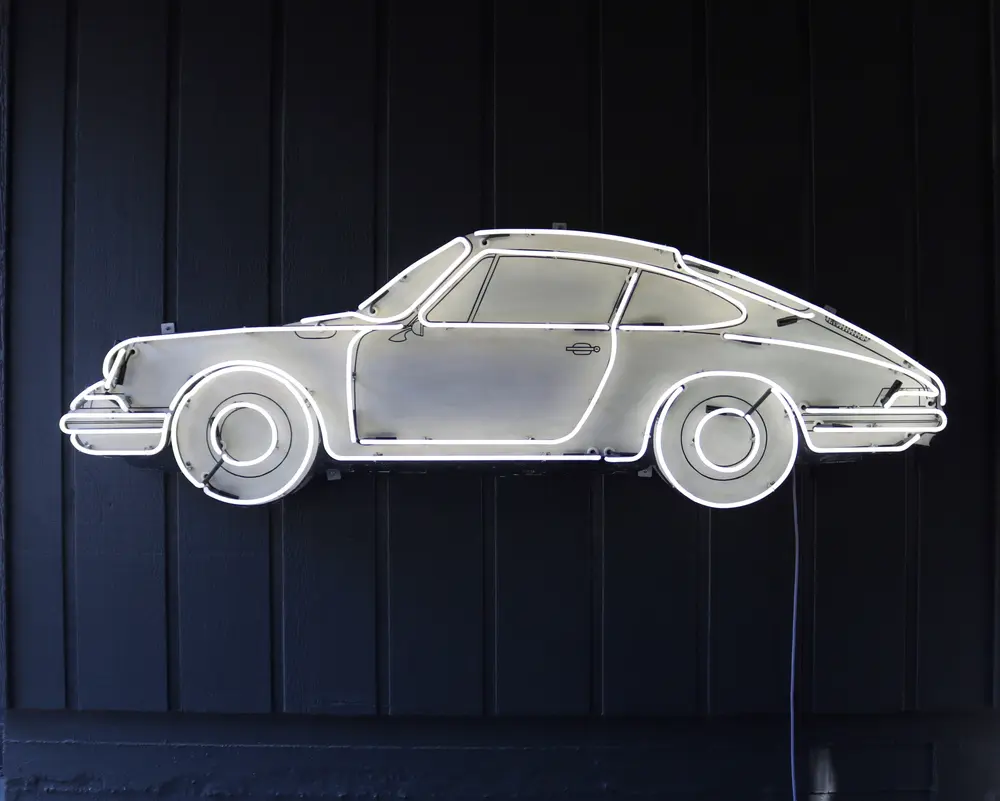 Vintage Style Porsche 911 Neon Sign — Auction Ended | PCARMARKET