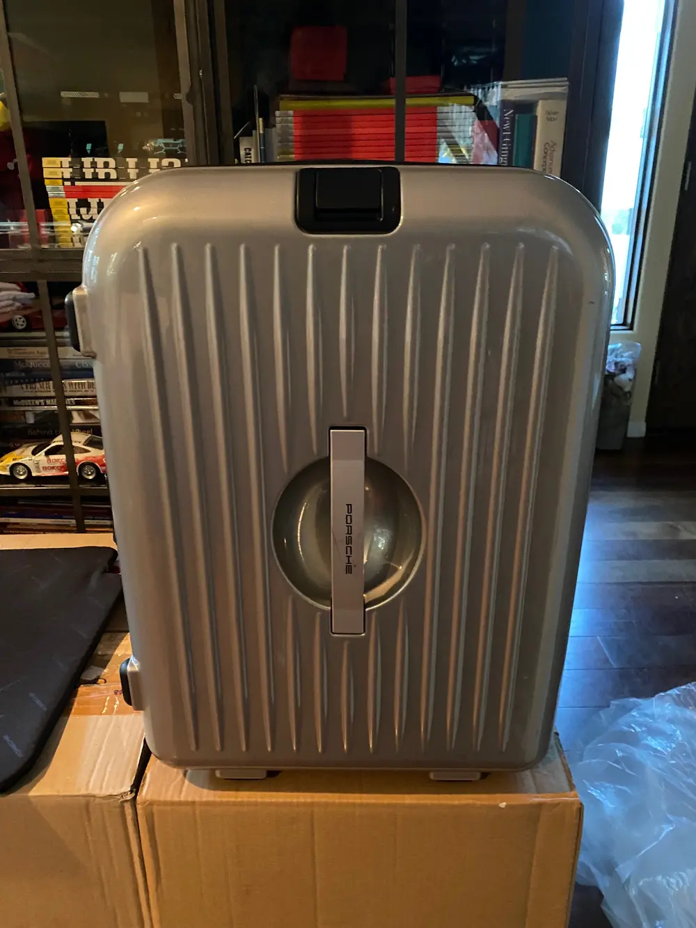 Rimowa X Porsche AluFrame Luggage Set in Silver Metallic — Sold